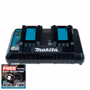 Makita DC18RD 18V LXT Twin Port Charger with 2x 3.0Ah Batteries