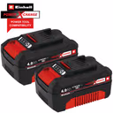 Einhell 4.0Ah 18V Power-X-Change Li-ion Batteries - Pack of 2