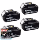 Makita BL1850 18V 5.0Ah LXT Lithium-Ion Battery (Pack of 4)