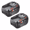 Bosch 2x PBA 18V 4.0Ah W-C Akku 18 V 4,0 Ah POWER FOR ALL ( 2x 1600A011T8 )