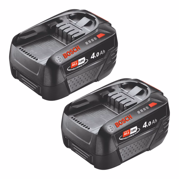 Bosch 2x PBA 18V 4.0Ah W-C Akku 18 V 4,0 Ah POWER FOR ALL ( 2x 1600A011T8 )