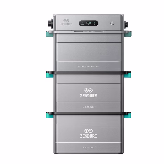 Zendure SolarFlow 1600 AC+ – SolarFlow 1600 AC+ (1.92 kWh) / 2*AB2000L (3.84 kWh)