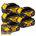 DeWalt DCB182 18V XR 4.0Ah Battery (Pack of 5)