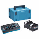 Makita 1910A2-5 40v Max XGT Cordless 2 Battery 8ah and Charger Kit - 8ah
