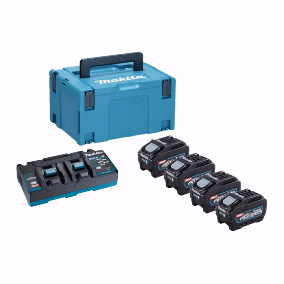 Makita 191U48-0 XGT 240V Power Source Kit with 4x 5.0Ah Batteries