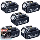 Makita BL1840 18V 4.0Ah LXT Lithium-Ion Battery (Pack of 5)