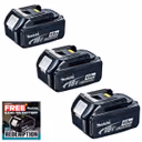 Makita BL1840 18V 4.0Ah LXT Lithium-Ion Battery (Pack of 3)
