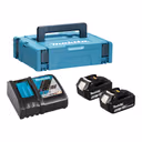 Makita 198119-8 18v LXT Cordless 2 Battery 6ah and Charger Kit - 6ah