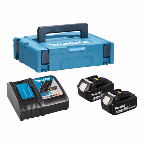 Makita 198119-8 18v LXT Cordless 2 Battery 6ah and Charger Kit - 6ah