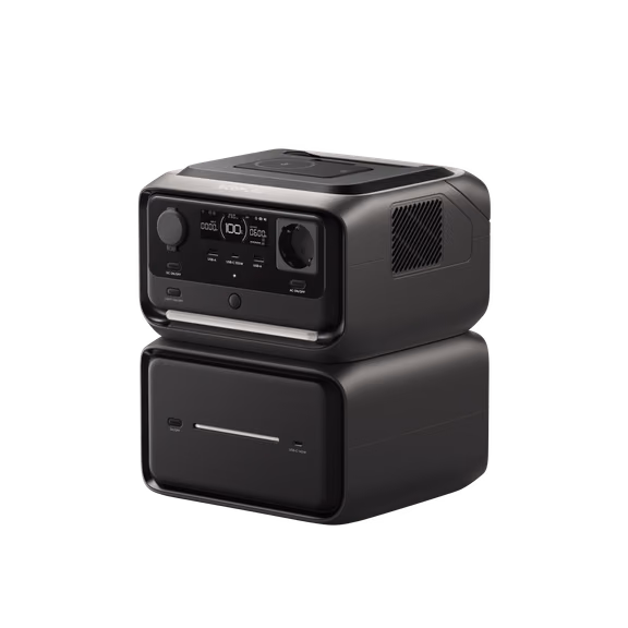 EcoFlow RIVER 3 Max Portable Power Station – RIVER 3 Max Plus Wireless (RIVER 3 Plus + Extra Battery 600)