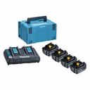 Makita Power Source Kit 4 x 18v Batteries 5ah and Charger - 5ah