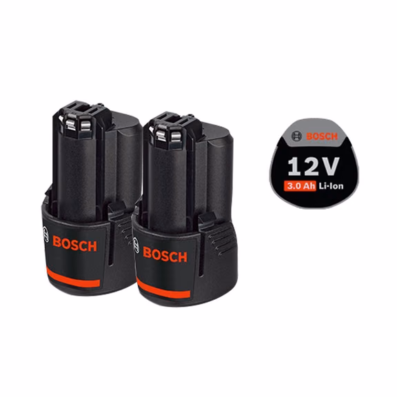 Bosch Akku GBA 12 Volt / 2x 3,0 Ah Professional- 1600A00X7D