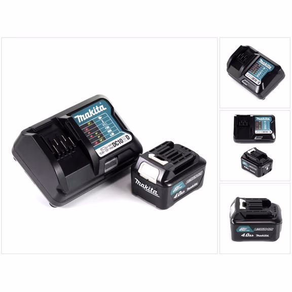 Makita Power Source Kit 12V mit 1x BL1041B Akku 4,0Ah + DC10WD Ladegerät
