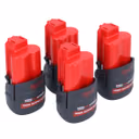 Milwaukee Akku Set 4x M12 HB2.5 High Output 12 V 2,5 Ah / 2500 mAh Li-Ion Akku ( 4x 4932480164 )
