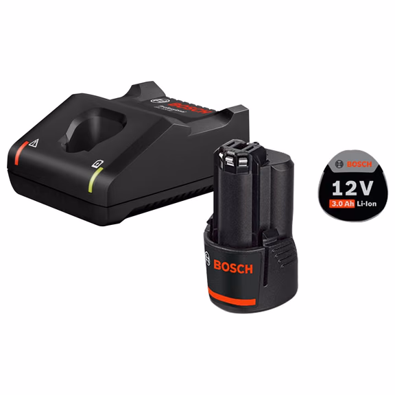Bosch Akku-Starter-Set GBA 12 Volt / 1x 3,0 Ah + Schnellladegerät GAL 12V-40