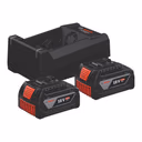 Bosch 18V Battery/Charger Starter Set: 2x GBA 5.0Ah 18V Batteries & GAL 1880 CV Charger