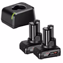 Bosch Akku-Starter-Set GBA 12 Volt / 2x 4,0 Ah + Schnellladegerät GAL 12V-20