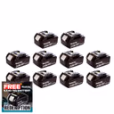 Makita BL1850 18V 5.0Ah LXT Lithium-Ion Battery (Pack of 10)