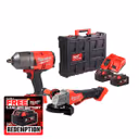 Milwaukee M18 FPP2BD-502P 18V FUEL Cordless Twin Pack with 2x 5.0Ah Batteries
