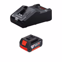 Bosch Starter Set 1x GBA 18 V / 5 Ah / 5000 mAh Li-Ion Akku ( 1600A002U5 ) + GAL 18V-160 Professional Ladegerät ( 1600A02T5G )