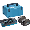 Makita Power Source Kit Li 40V inkl. Doppel-Schnellladegerät DC40RB und 2x Akkus BL4080F 8,0 Ah im MAKPAC Gr. 3 - 191Y97-1