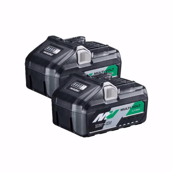 HiKOKI BSL36A18 36V/18V MultiVolt 2.5Ah/5.0Ah Li-Ion Battery (Twin Pack)