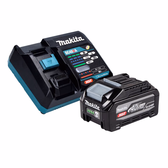 Makita Power Source Kit 1x BL 4040 F Akku 40 V max. 4,0 Ah XGT ( 1910N6-8 ) + DC 40 RA Ladegerät ( 191E07-8 )