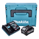 Makita Power Source Kit 1x BL 4040 Akku 40 V max. 4,0 Ah XGT + DC 40 RA Ladegerät + Makpac