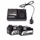 HiKOKI UC18YSL3GZ 18V Starter Pack Including UC18YSL3 Charger & 2x 5.0Ah Sliding Batteries