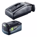 Festool Energie Set 1x BP 18 Li 5,0 HP-ASI HighPower Akkupack 18 V 5,0 Ah ( 578519 ) + TCL 6 Ladegerät ( 201135 )