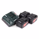 Metabo Akku Basis Set 18V mit 3x Akku 5,2Ah + Ladegerät ASC 145 ( 685048000 )
