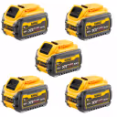 DeWalt DCB546-XJ XR 6.0Ah Flexvolt 18/54V Battery (5 Pack)