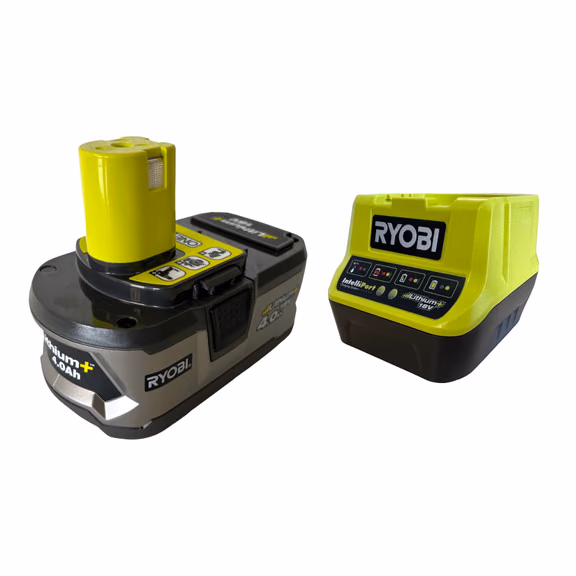 RYOBI RC18120-140 Starter Set 18 V ONE+ 1x RB18L40 Akku 4,0 Ah + RC18120 Ladegerät ( 5133003360 )