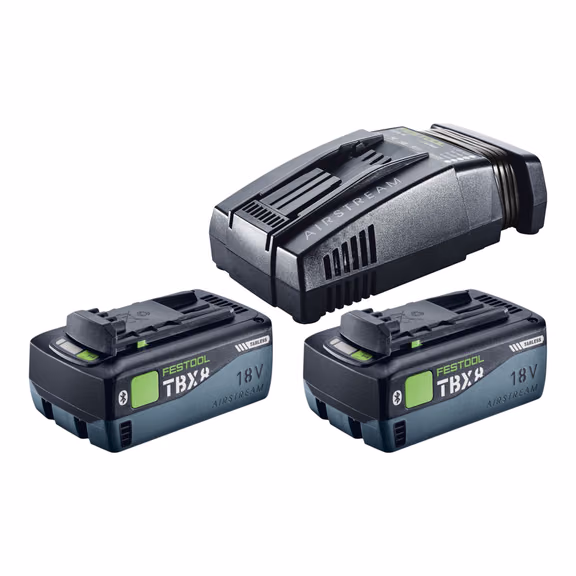 Festool 18V 2xTBX8/SCA16 Energie Set ( 578892 ) mit 2x BP 18 TBX 8 ASI Akku 18 V 8,0 Ah + SCA 16 Ladegerät
