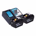 Makita Power Source Kit 18 V mit 2x BL 1890 Akku 9,0 Ah + DC 18 RC Schnell Ladegerät