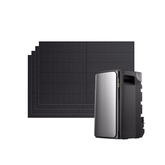 EcoFlow STREAM Ultra/Pro Kit Solaire avec Batterie – STREAM Ultra / 4 panneaux solaires rigides 400 W