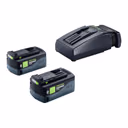 Festool 18V 5.0Ah Battery 2-Pack and TCL 6 Charger Energy Set (578742)