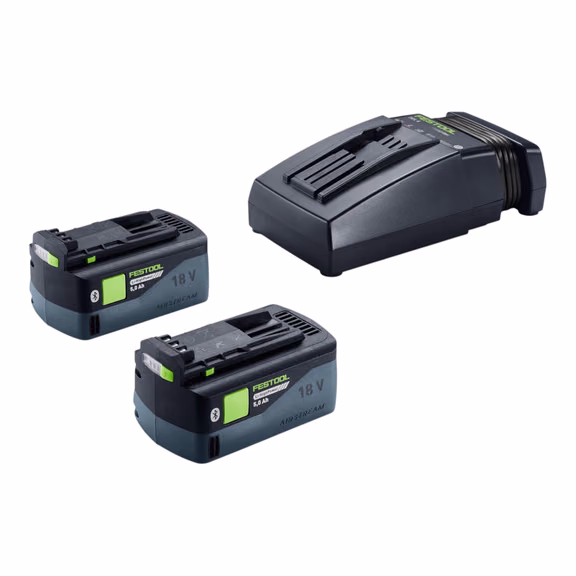 Festool 18V 2xHP5,0/TCL6 Energie Set 18 V 2x HighPower Akku 5,0 Ah + TCL 6 Ladegerät ( 578736 )