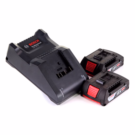 Bosch Starter Set 18V mit 2x GBA Akku 2,0Ah ( 1600Z00036 ) + GAL 18V-40 Ladegerät ( 1600A019RJ )