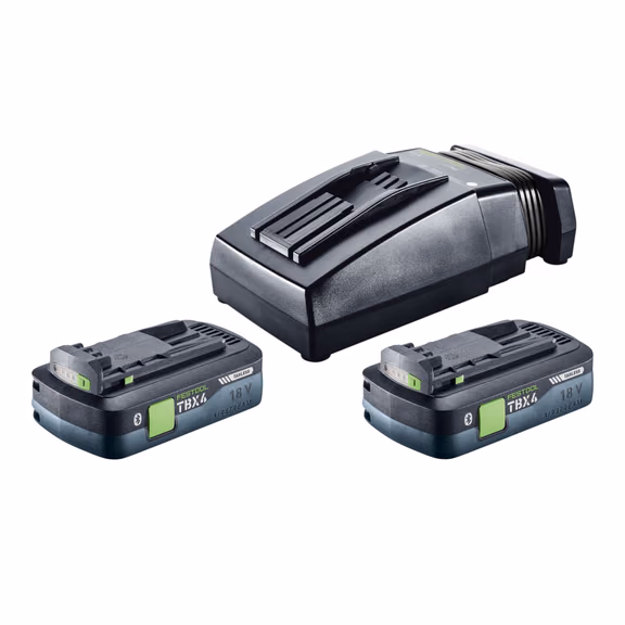 Festool Energie Set 18V 2xTBX4/TCL6 ( 578731 ) mit 2x BP 18 TBX 4 C-ASI Akku 18 V 4,0 Ah + TCL 6 Ladegerät