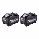 Makita 2x BL 4050 F Akku 40 V max. 5,0 Ah / 5000 mAh Li-Ion XGT ( 2x 191L47-8 ) IP64 mit Ladestandanzeige