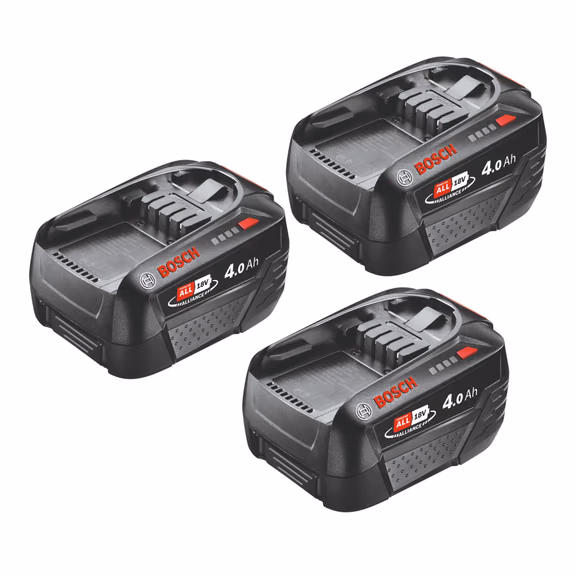 Bosch 3x PBA 18V 4.0Ah W-C Akku 18 V 4,0 Ah POWER FOR ALL ( 3x 1600A011T8 )