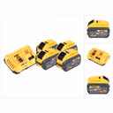 DeWalt DCB 118 Y4 Akku Starter Set 18 V / 54 V 4x XR FLEXVOLT Akku 12 Ah + Ladegerät