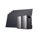EcoFlow STREAM Ultra/Pro/Max Balkonkraftwerk mit Speicher – STREAM Ultra / STREAM Max + 4 × 400 W Starres Solarpanel