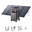 Anker SOLIX F3800 Portable Power Station 3840Wh | 6000W – Anker SOLIX F3800 + 400W Bifacial Solar Panel