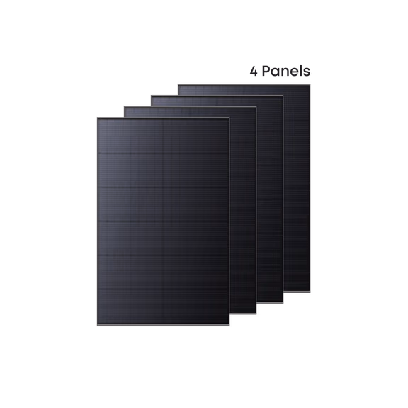 4× Anker SOLIX Solarpanel (für Multisystem) – 445W Bifazial