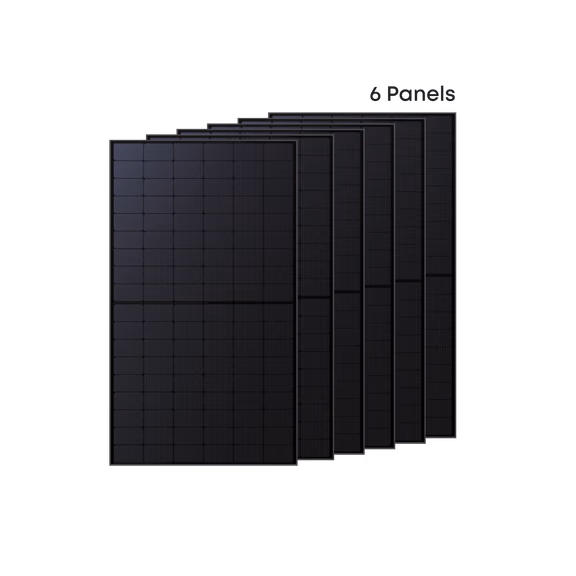 6× Anker SOLIX Solarpanel (für Balkonkraftwerk) – 500Wp Bifazial