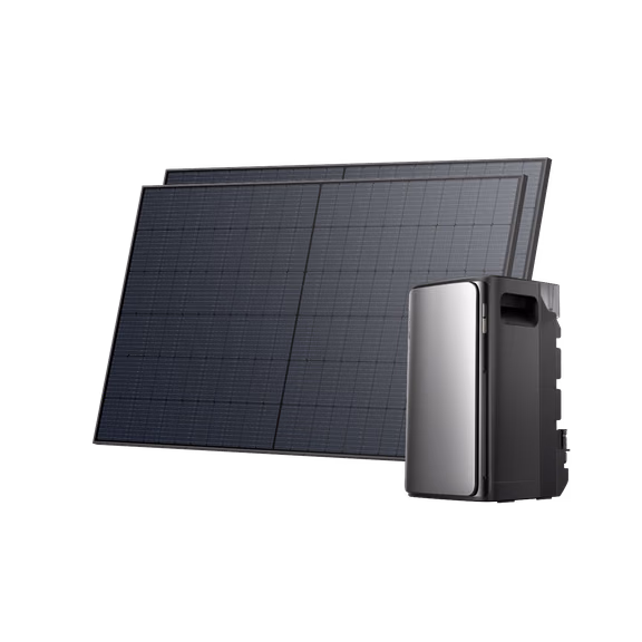 EcoFlow STREAM Ultra/Pro Kit Solaire avec Batterie – STREAM Ultra / 2 panneaux solaires rigides 520 W
