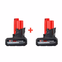 Milwaukee M12 REDLITHIUM HIGH OUTPUT XC 5.0Ah Battery, 2-Pack