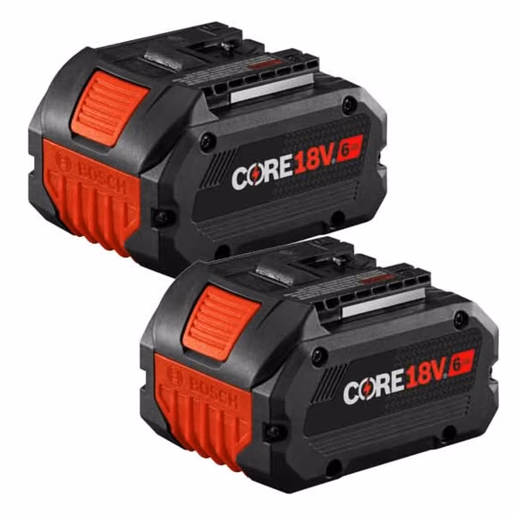 Bosch GBA18V60-2PK 18V CORE18V High Power 6.0Ah Battery (2-Pack)